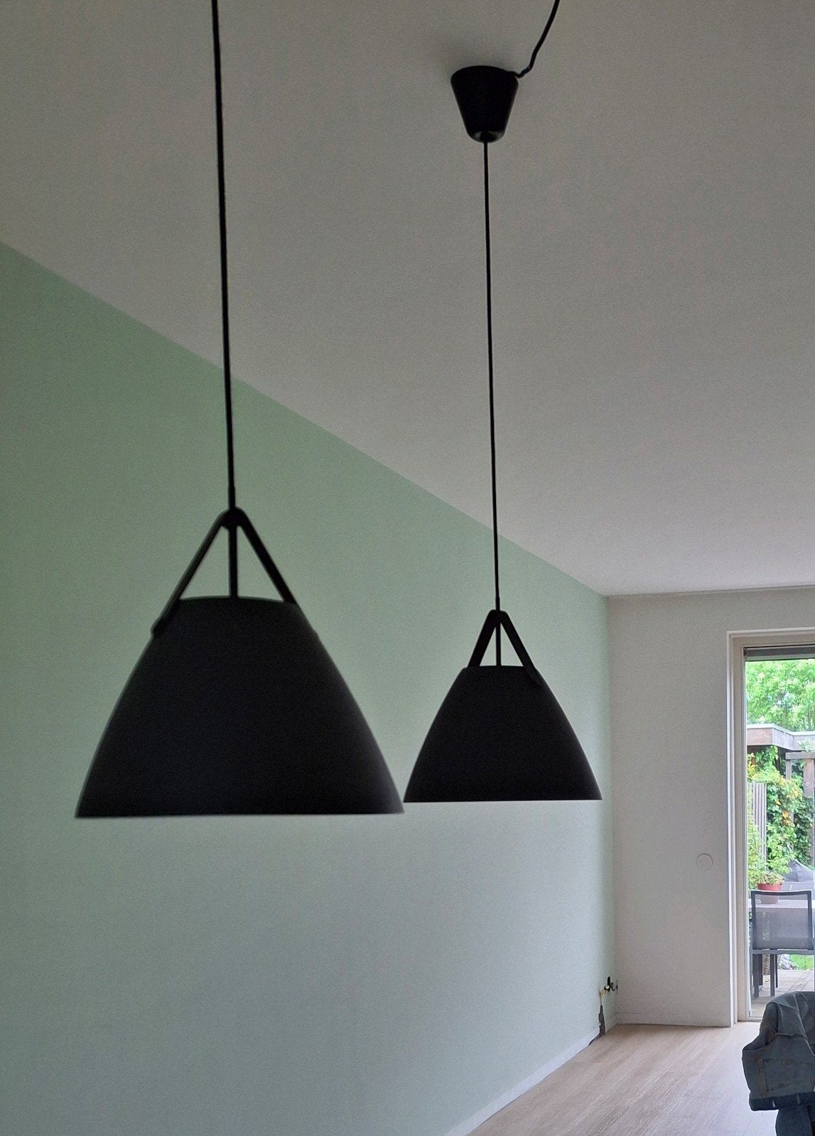 Zwarte hanglampen, Ophalen, Zo goed als nieuw, Metaal, Design