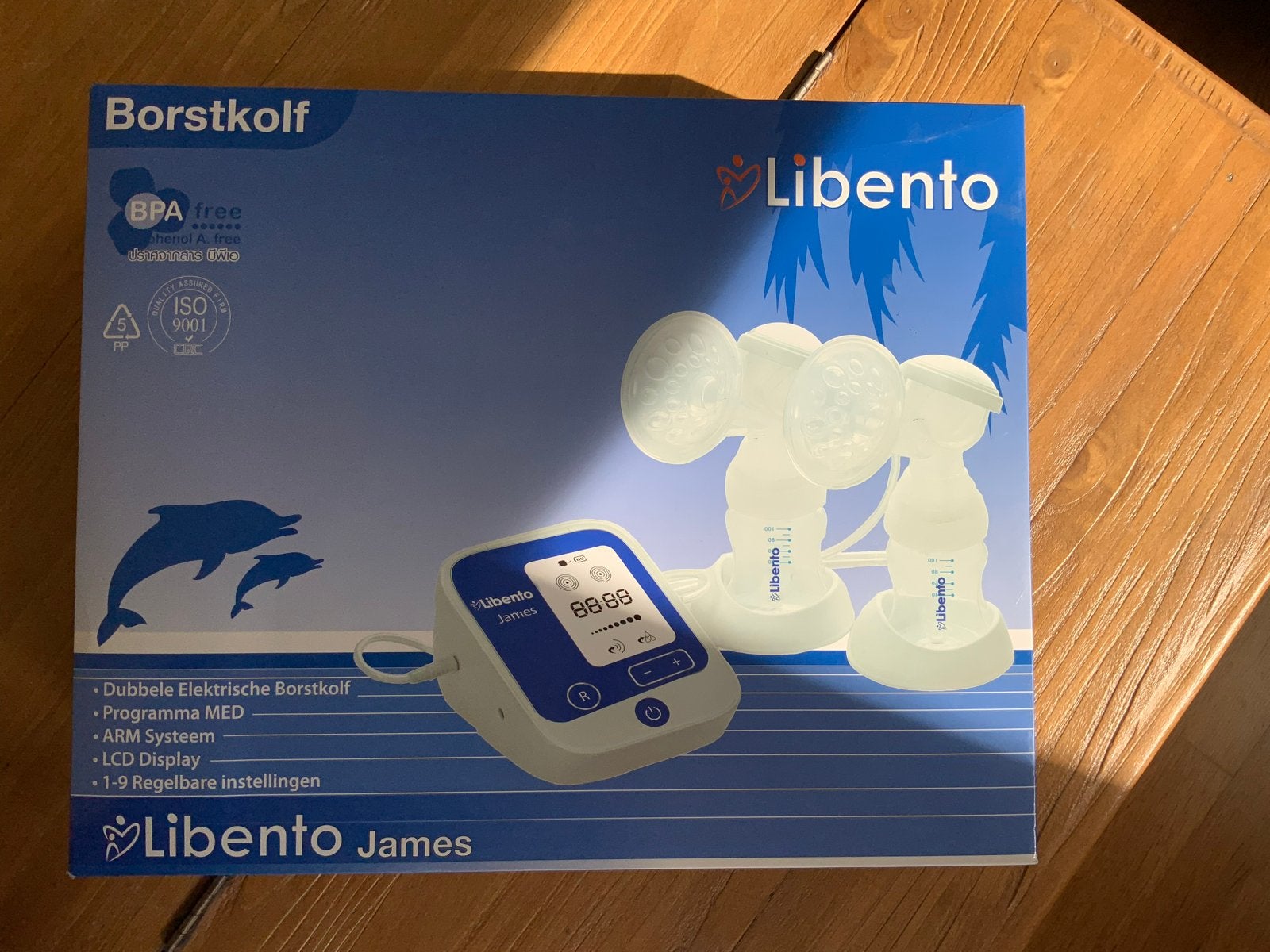 Libento James Dubbele Elektrische Borstkolf, Overige merken, Gebruikt, Borstkolf, Ophalen of Verzenden