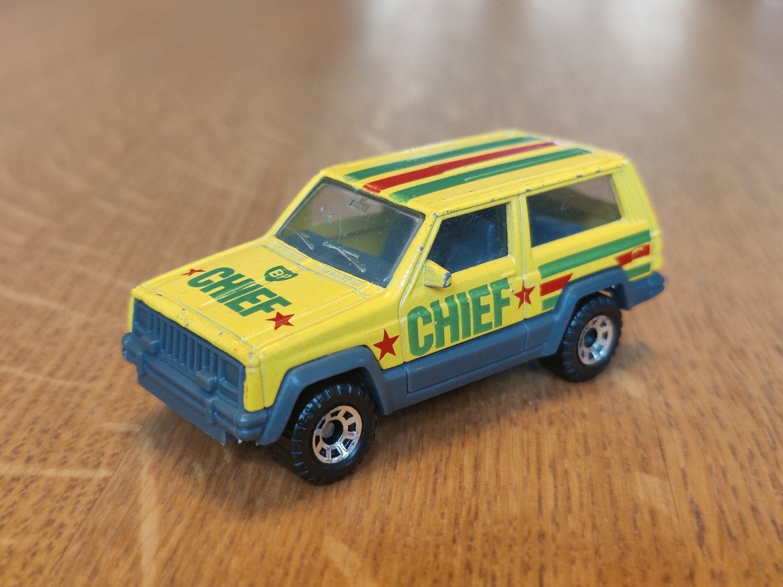 Matchbox JEEP Cherokee BP CHIEF, Hobby en Vrije tijd, Ophalen of Verzenden, Zo goed als nieuw, Auto