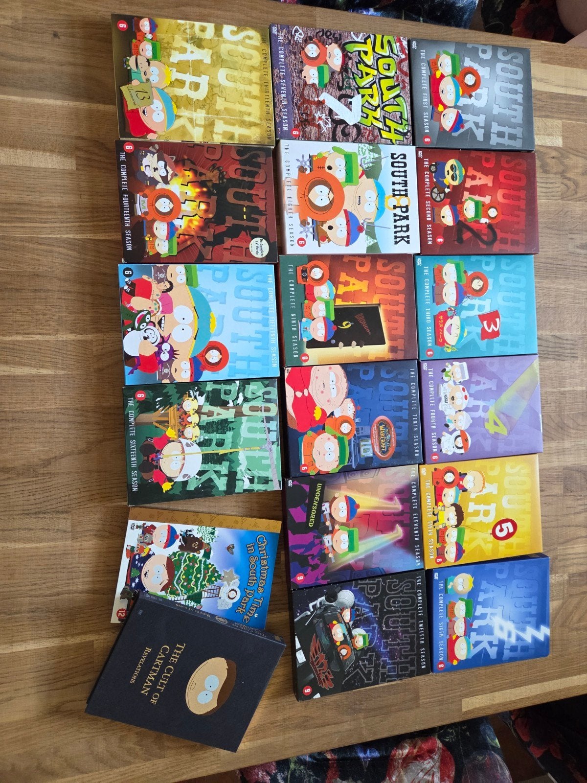 South Park DVD collectie - compleet + 2 extra dvd's, Cd's en Dvd's, Dvd's | Tv en Series, Inclusief doosje, Ophalen of Verzenden