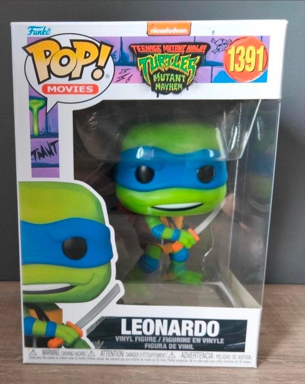 1391 Leonardo Teenage Mutant Ninja Turtles Funko Pop, Verzamelen, Ophalen of Verzenden, Zo goed als nieuw
