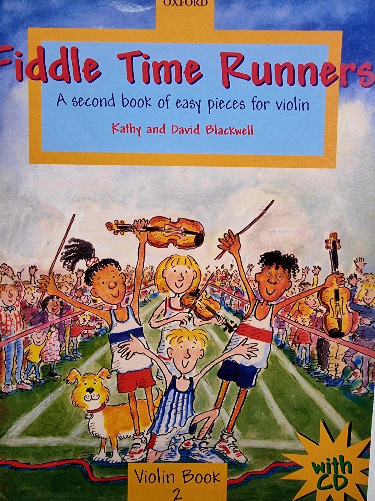 Fiddle Time Runners -Vioolboek 2 met CD K. D. Blackwell  Vri, Gebruikt, Verzenden, Les of Cursus, Viool of Altviool