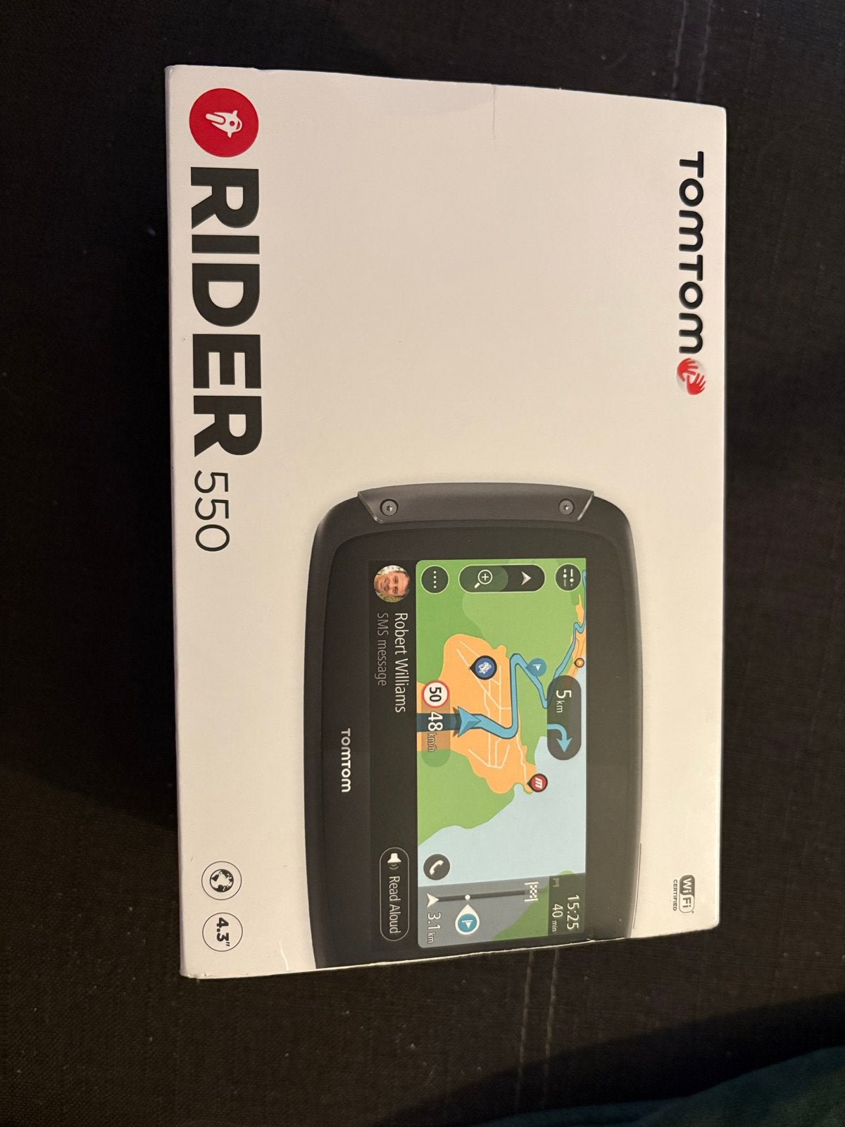 TomTom Rider 550 Motornavigatie, Ophalen of Verzenden, Zo goed als nieuw