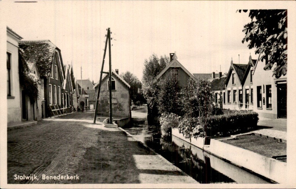 Stolwijk - Benederkerk - P. Anker, Ophalen of Verzenden, 1980 tot heden, Ongelopen, Zuid-Holland