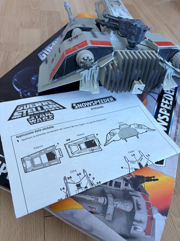 Star Wars Snowspeeder (Kenner) met doos en instructies, Ophalen of Verzenden, Gebruikt, Actiefiguurtje
