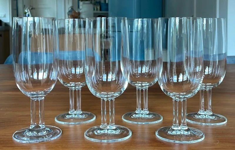 6 Rosenthal Cupola bierglazen, Ophalen of Verzenden, Zo goed als nieuw, Bierglas