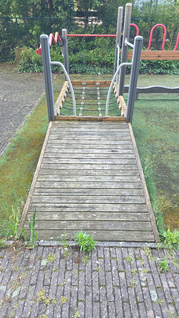 Speeltuin, speel, klimrek beweegtoestel ouderen ( 357 ), Ophalen, Zo goed als nieuw, Klimwand, Nb