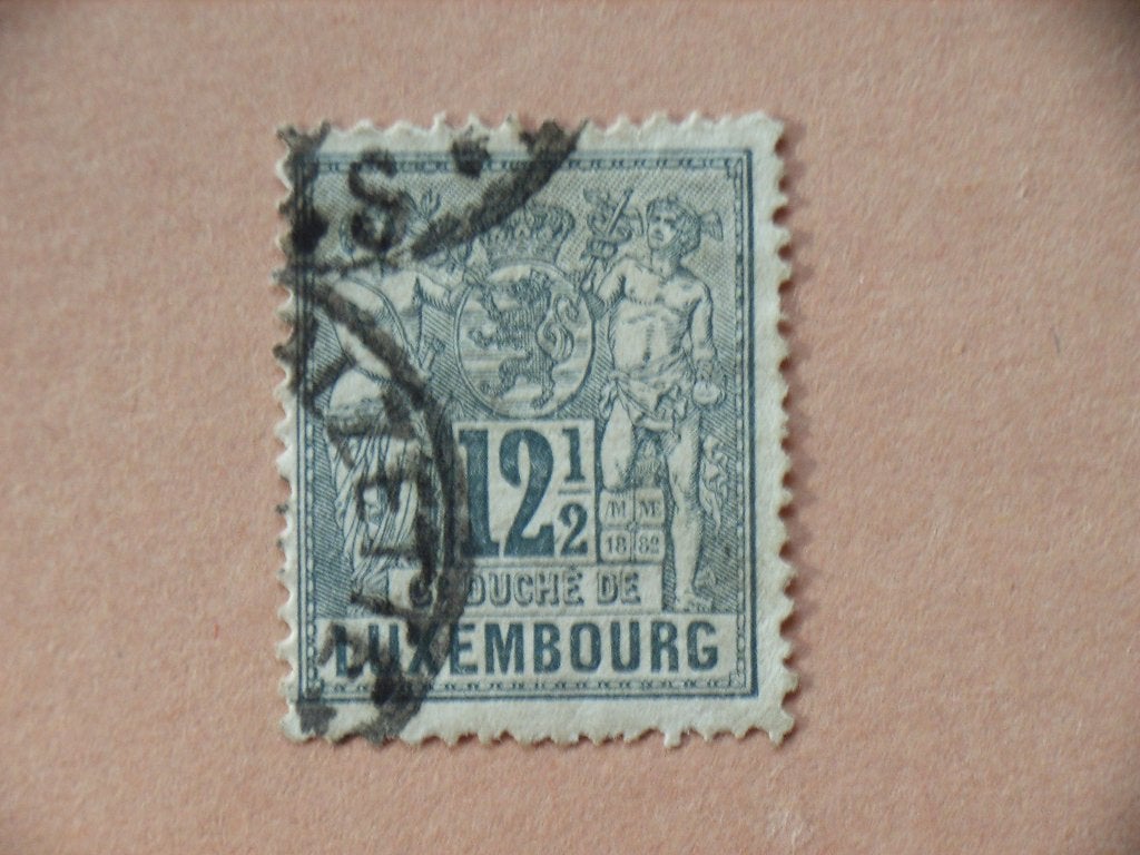 BL   Luxemburg 50, Ophalen of Verzenden, Luxemburg, Gestempeld