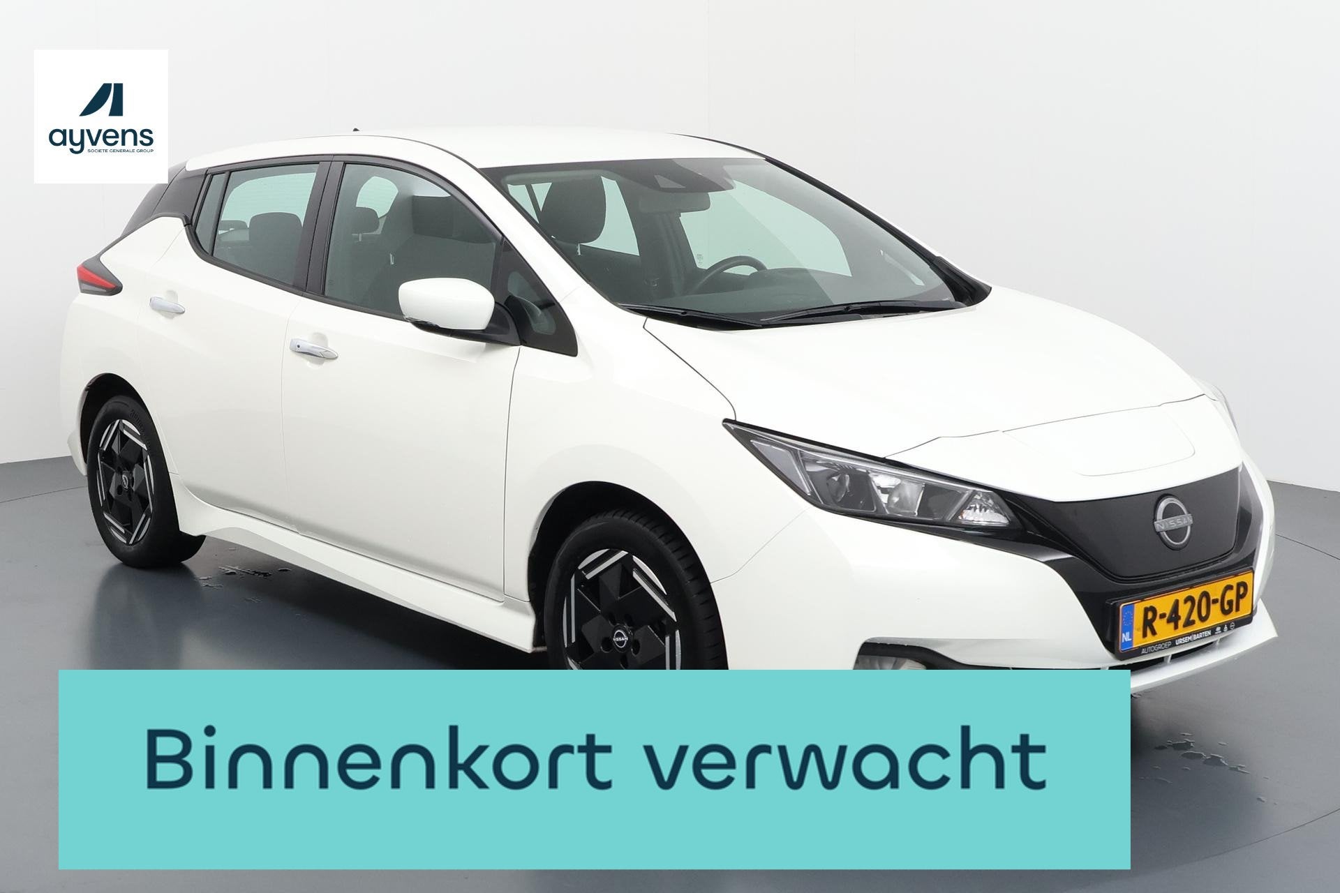Nissan LEAF Acenta 40 kWh Slim en zuinig door de stad, Stof, Gebruikt, 150 pk, Wit
