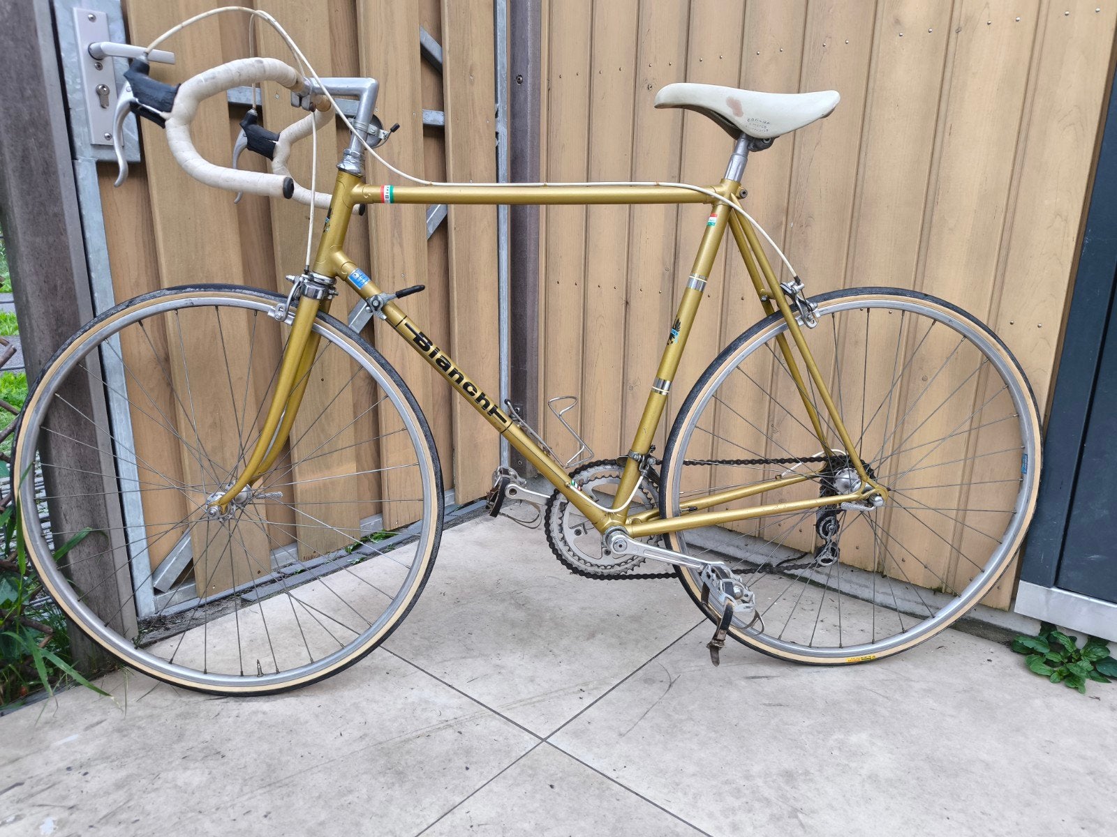 Vintage Racefiets BIANCHI!, Fietsen en Brommers, 55 tot 59 cm, Ophalen