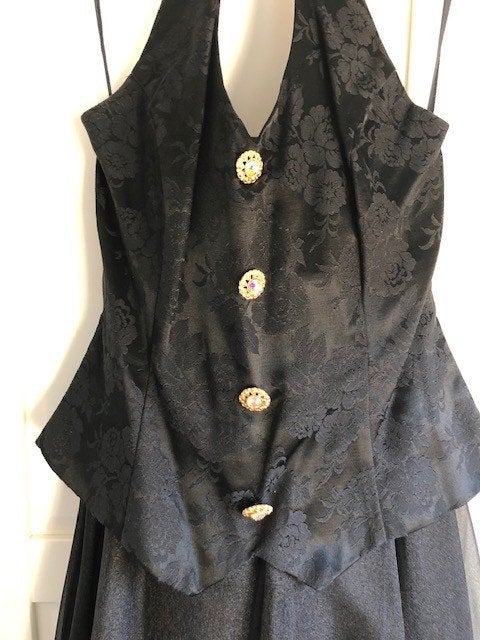 Avondjurk, zwart, te koop!, Kleding | Dames, Maat 38/40 (M), Zwart, Ophalen of Verzenden, Zo goed als nieuw
