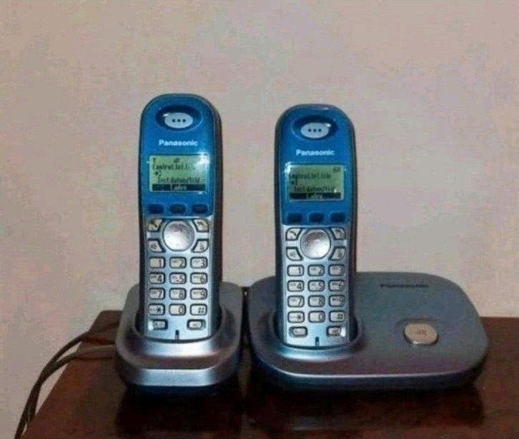 Panasonic draadloze telefoons (set van 2), Telecommunicatie, Ophalen of Verzenden, Gebruikt, 2 handsets