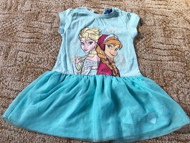 Frozen jurk 98, Ophalen of Verzenden, Gebruikt, Meisje, Jurk of Rok
