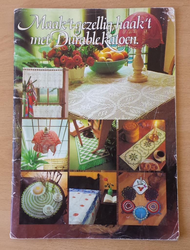 Haken -Maak't Gezellig, Haak't met Durable Katoen nr.4 1979, Gebruikt, Patroon of Boek, Nvt, Nvt