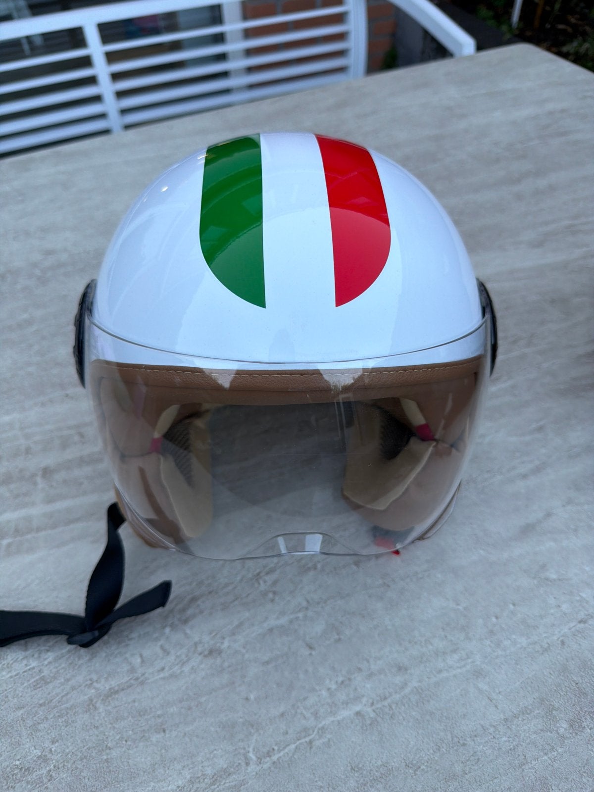 Twee Jethelmen - Italiaanse vlag en mat zwart, M, Dames, Jethelm, Nieuw zonder kaartje