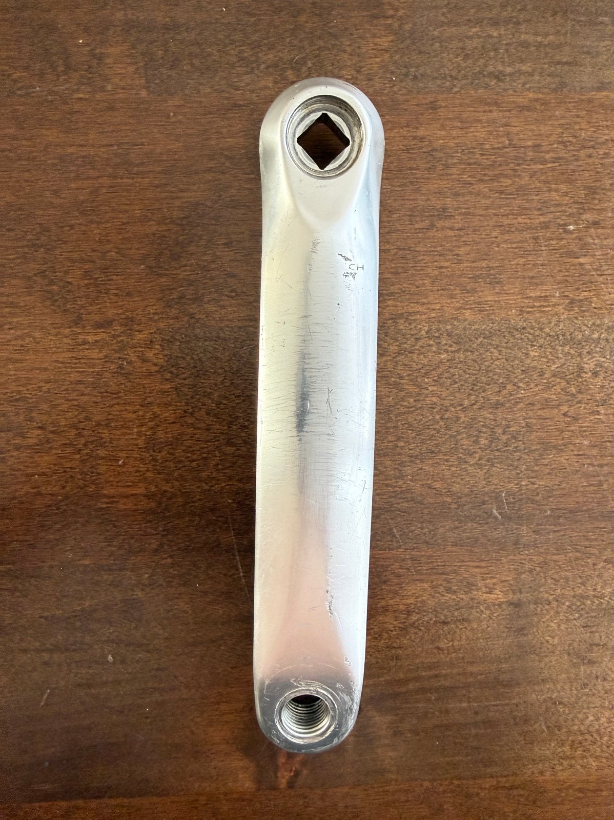 Shimano Nexave linker cranck, Gebruikt, Toerfiets, Aluminium, Shimano
