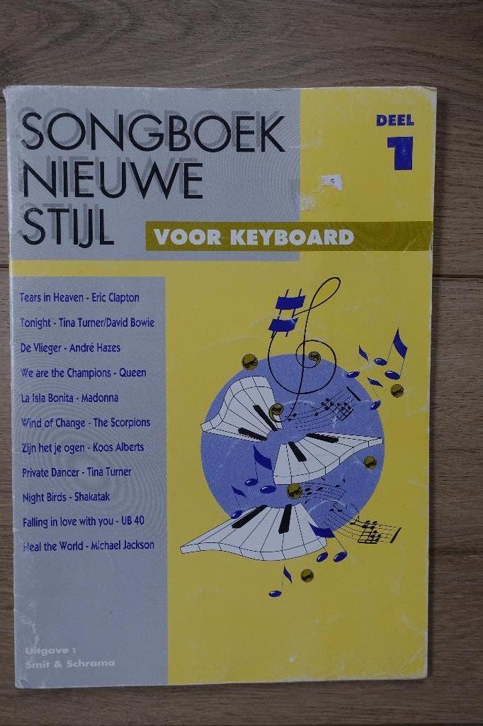 Songboek nieuwe stijl deel 1, Gebruikt, Ophalen of Verzenden, Artiest of Componist, Keyboard