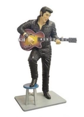 Elvis Presley Lifesize Leather with Gitar 207 cm
