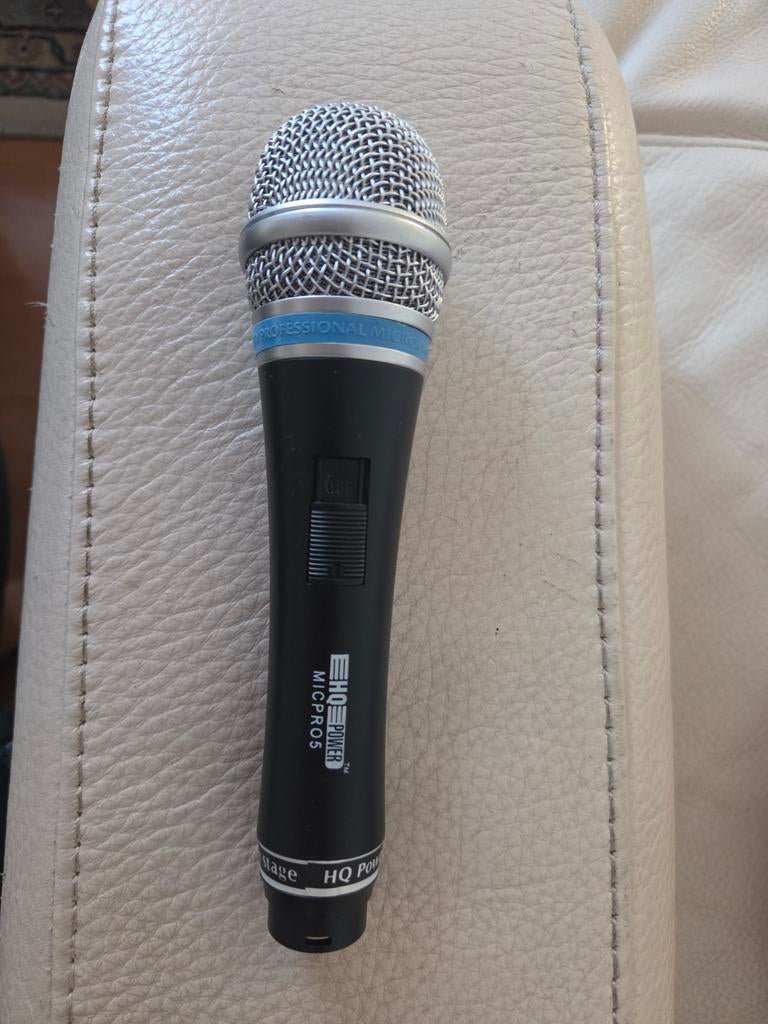 HQ Power MICPRO5 Microfoon met kabel, Muziek en Instrumenten, Ophalen of Verzenden, Gebruikt