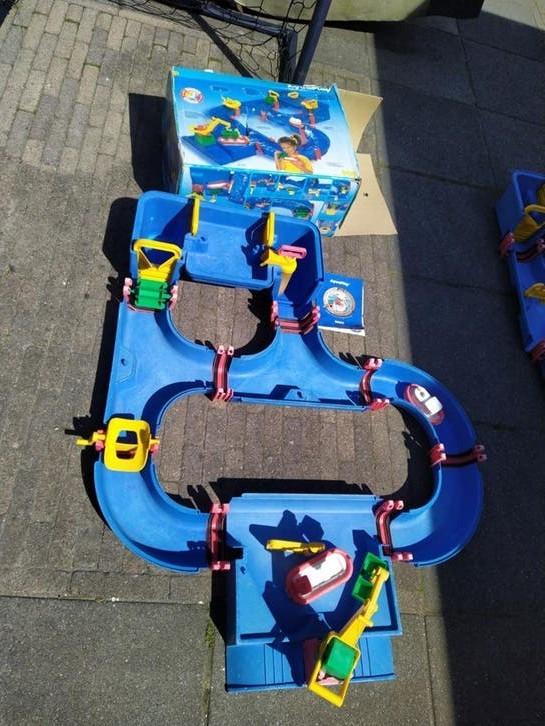 Waterbaan aquaplay - verdieping - pomp - schotten - waterrad, Ophalen of Verzenden, Gebruikt