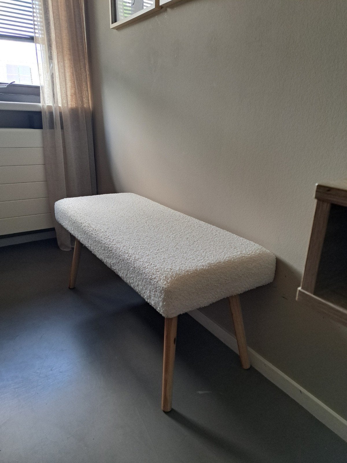 Bankje Teddy, Ophalen of Verzenden, Zo goed als nieuw, Tweepersoons, Minder dan 150 cm