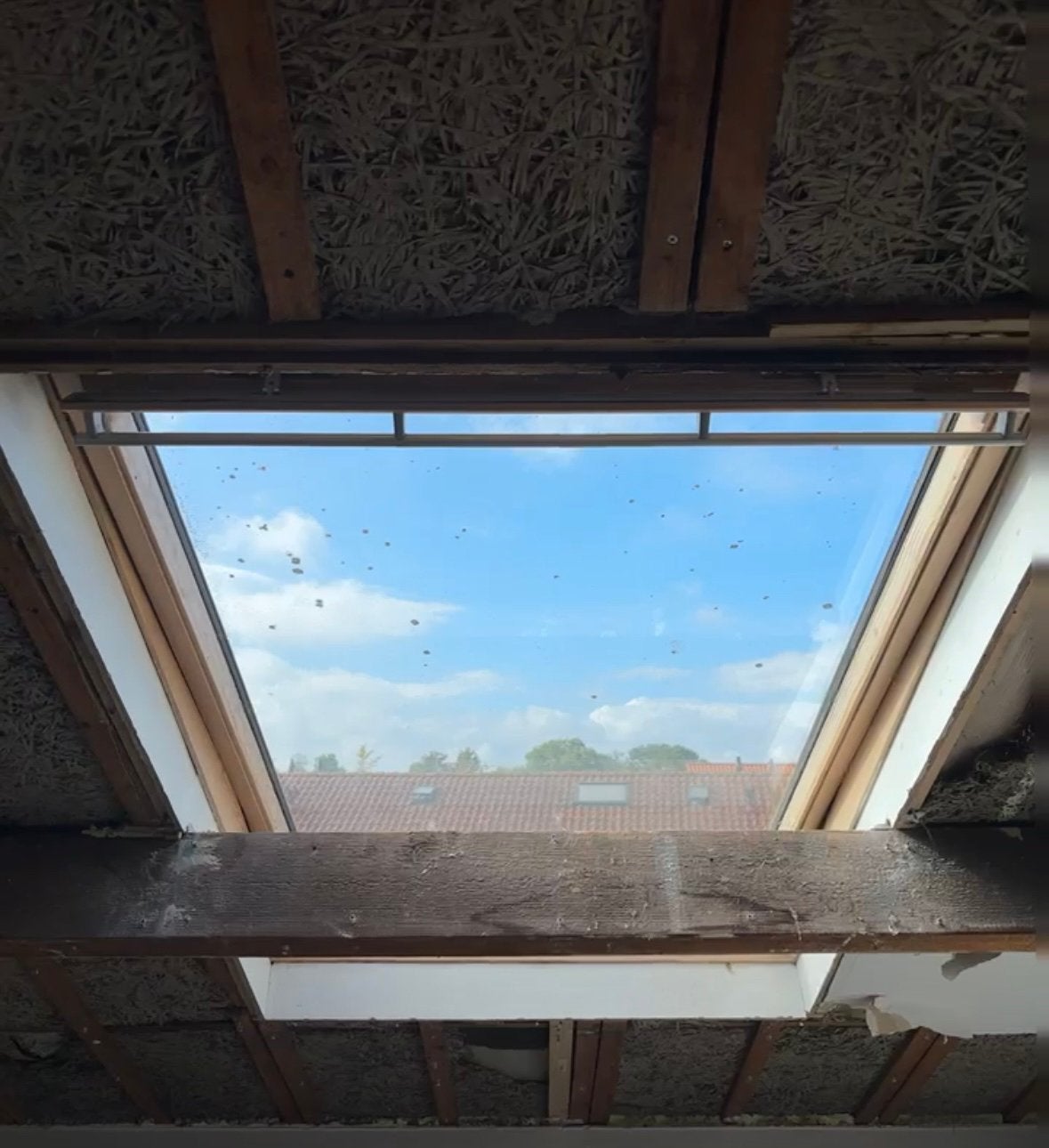 Velux dakraam + jaloezie, Ophalen, Zo goed als nieuw, Minder dan 80 cm, Dakraam