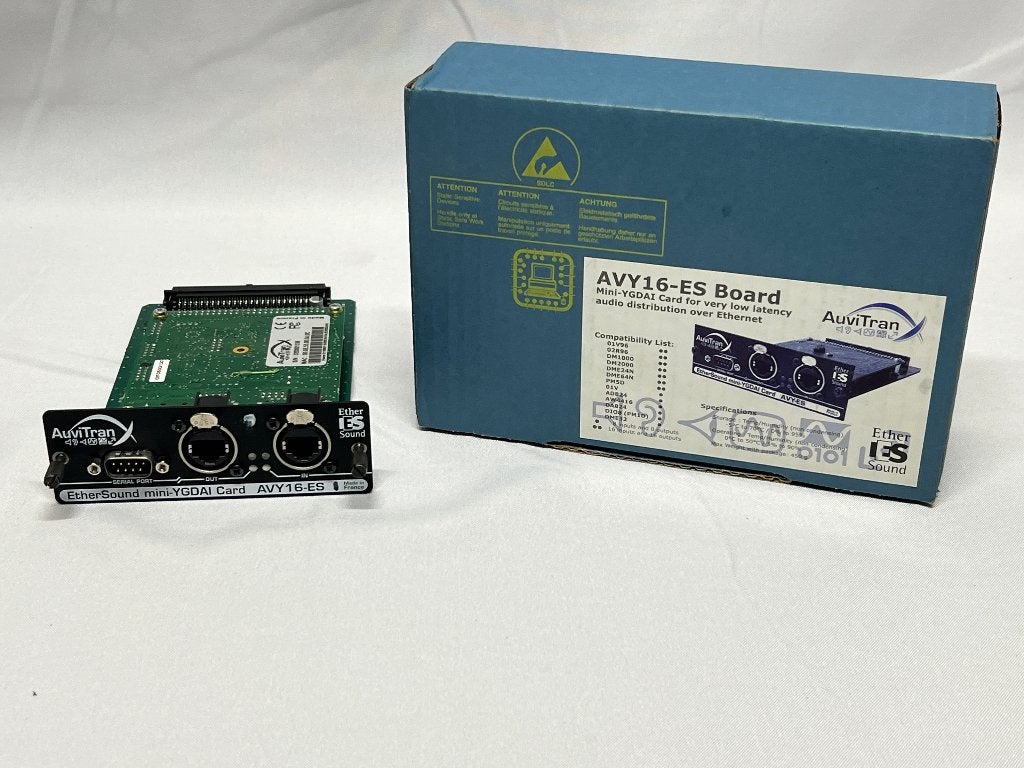 YAMAHA AuviTran AVY16-ES Ethersound Card, Ophalen of Verzenden, Zo goed als nieuw