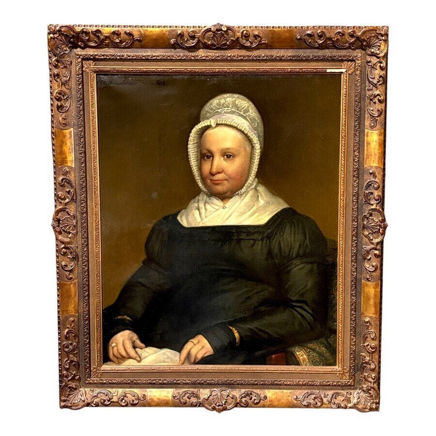 Otto de Boer (1797-1856), portret van adellijke vrouw