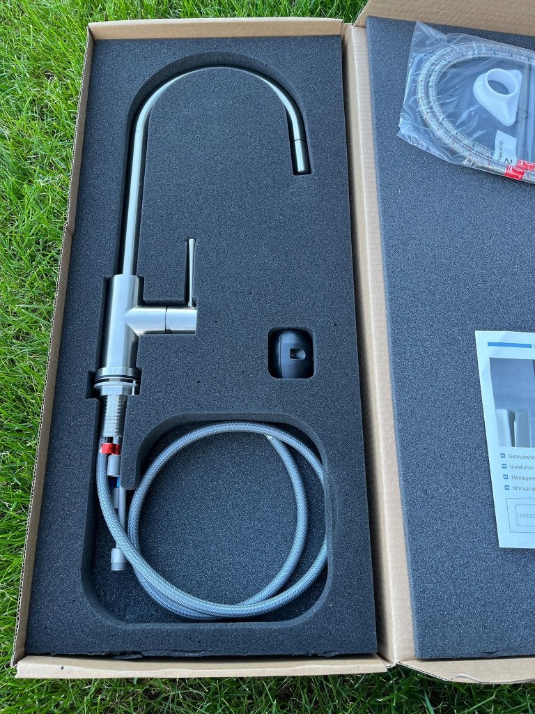 Lanesto keukenkraan met uittrekbare uitloop (nieuw in doos), Ophalen of Verzenden, Nieuw