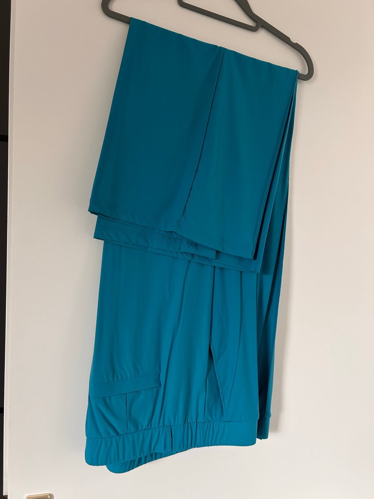Exxcellent turquoise broek en tuniek set, maat 50, Kleding | Dames, Grote Maten, Ophalen of Verzenden, Zo goed als nieuw, Blauw