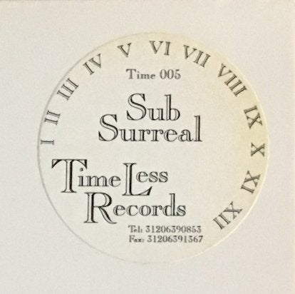 Vinyl Maxisingle Sub Surreal Steam ( TimeLess Records ), Ophalen of Verzenden, Gebruikt, 12 inch, Pop