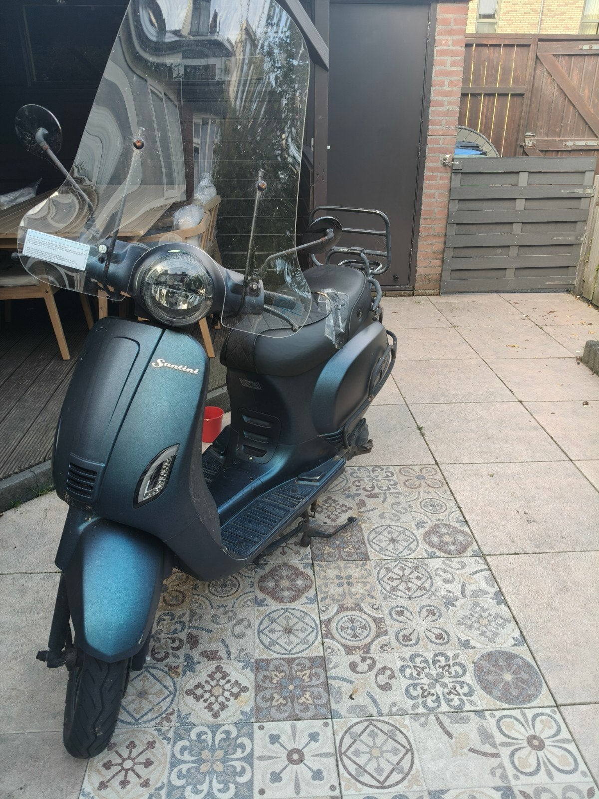 Santini Capri 2023 geel kenteken(klus scooter), Ophalen, Gebruikt, Benzine, Overige merken