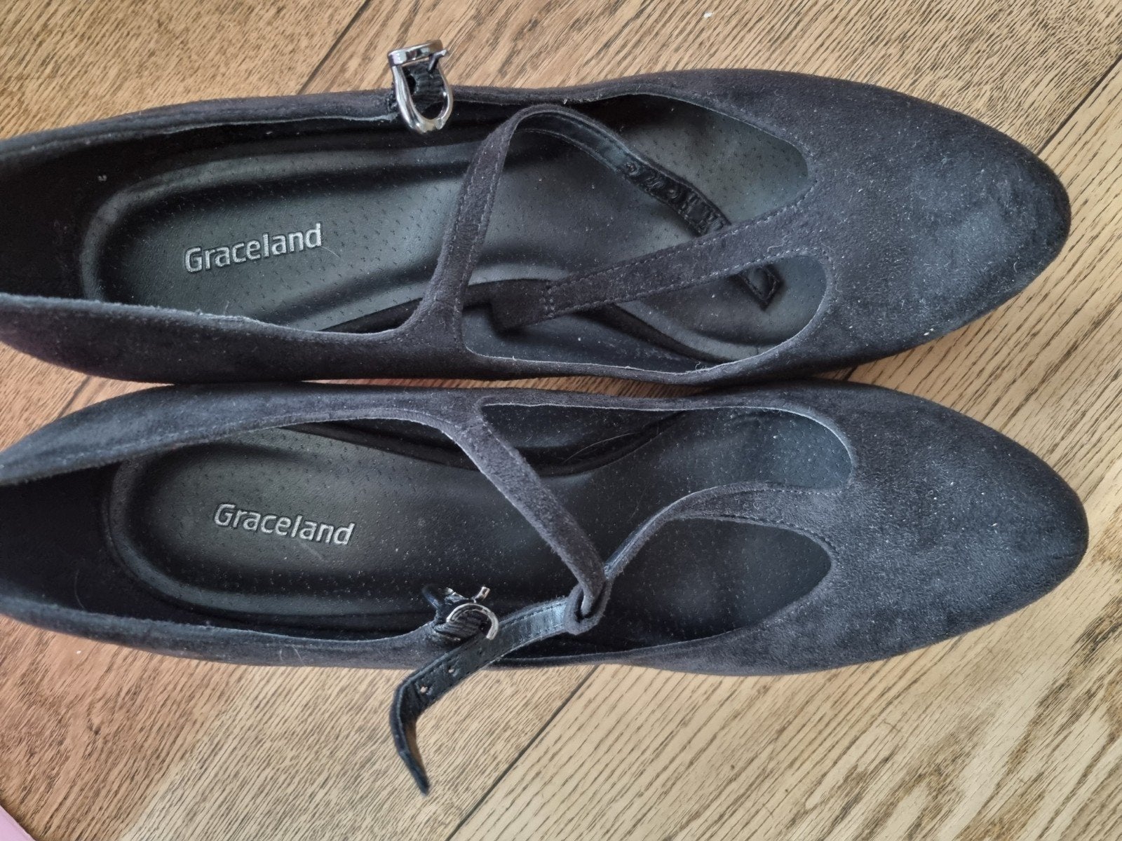 Zwarte Graceland schoenen met hak - Maat 40, Ophalen of Verzenden, Zo goed als nieuw, Zwart