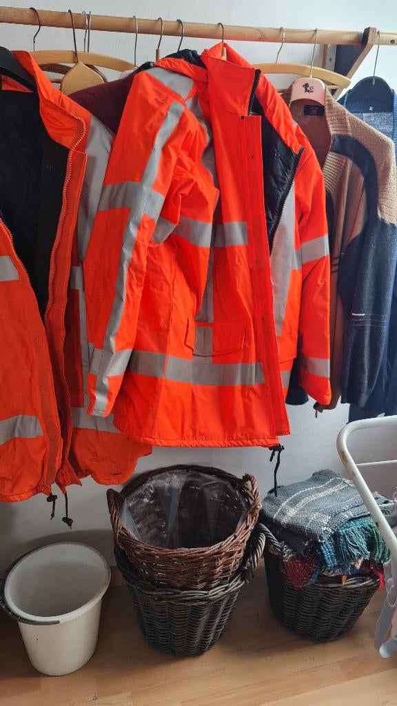 Veiligheids jassen, Ophalen, Onbekend, Maat 56/58 (XL), Oranje