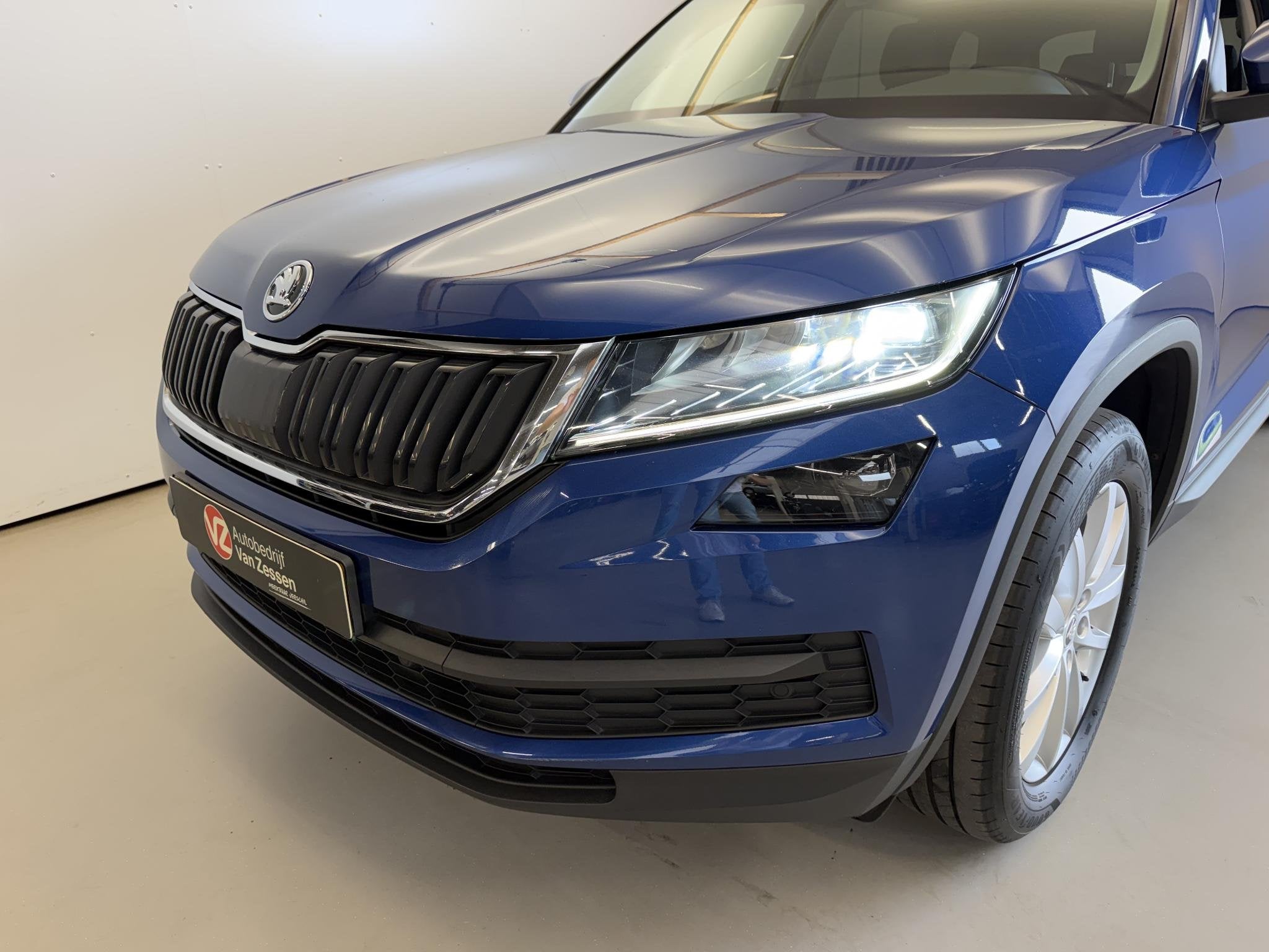 Skoda Kodiaq 1.5 TSI Business Edition 7p. | Keyless | Trekha, 12 maanden, 1525 kg, 4 cilinders, Blauw