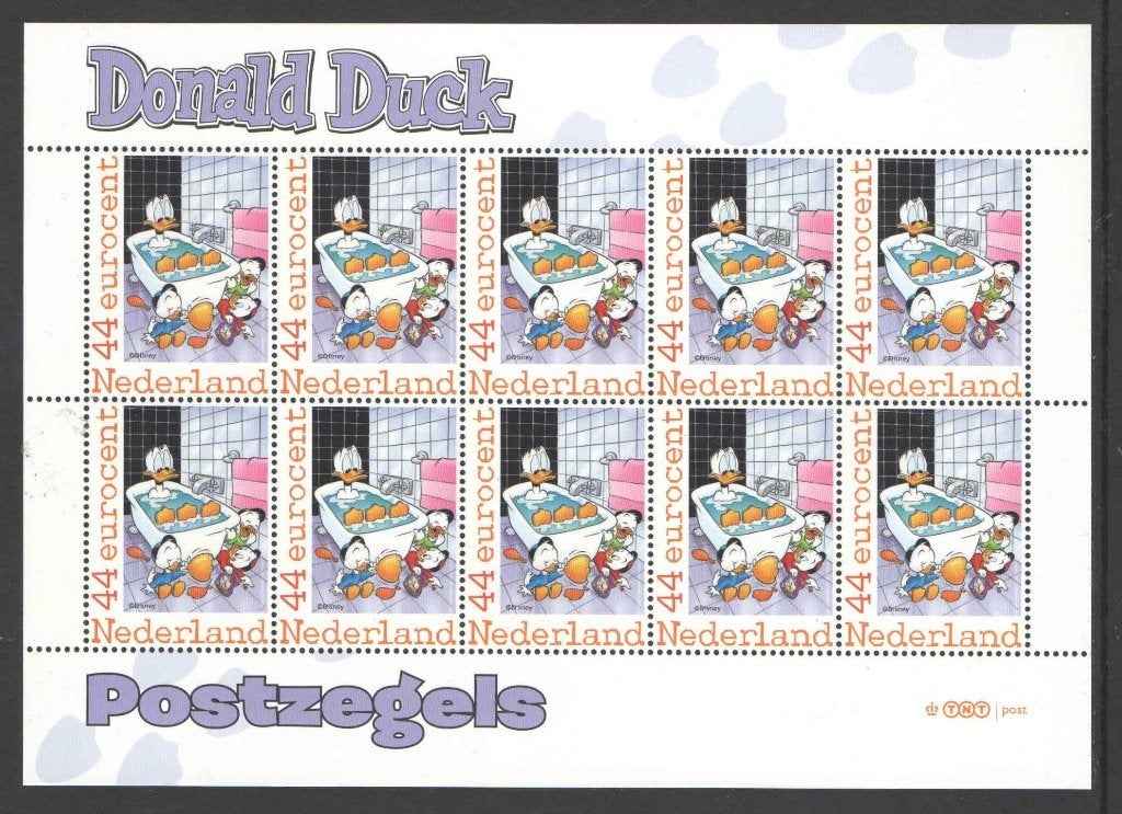 Postzegels Donald Duck, Ontdek Duckstad: Vel 33, Ophalen of Verzenden, Na 1940, Postfris