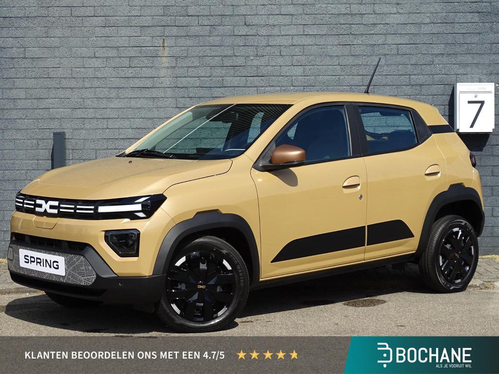 Dacia Spring Extreme 65 26.8 kWh DC-LADER / SENSOREN VOORZIJ, Auto's, Huisgarantie, Met garantie (alle), 4 stoelen, Leder en Stof