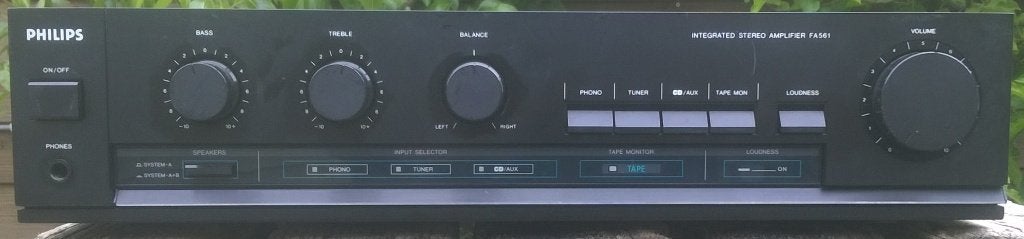 Philips FA-561 amplifier 2x 50 Watt, Philips, Gebruikt, Nb, Nb