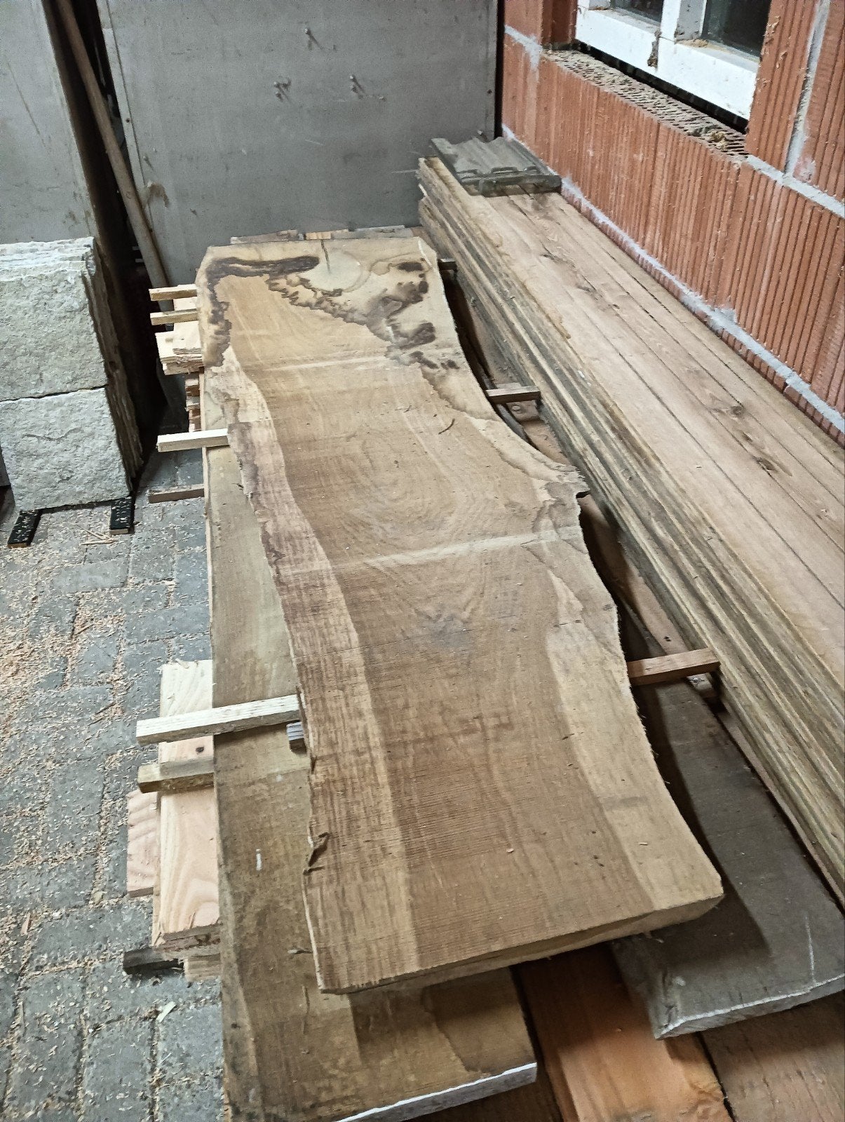 Partij eiken planken, gemiddelde lengte 2 meter, Ophalen, Minder dan 25 mm, Eiken, Nieuw