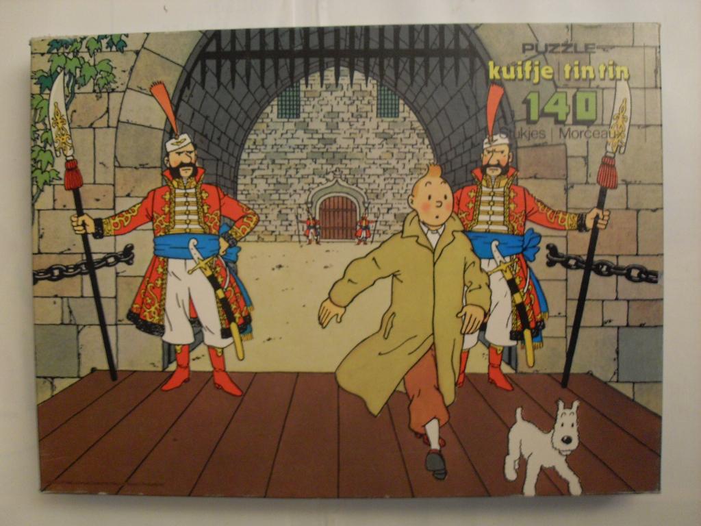Kuifje Puzzel De Scepter Van Ottokar 1981 Wild Horse Tintin, Ophalen of Verzenden, Kuifje, Zo goed als nieuw, Overige typen