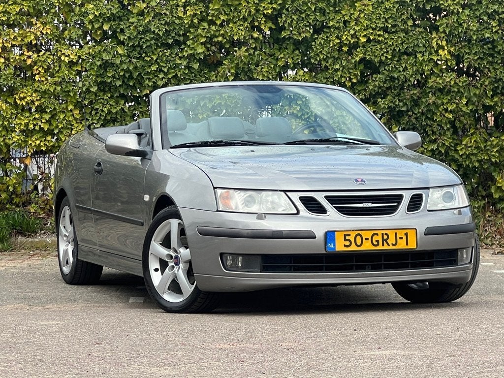 Saab 9-3 Cabrio 1.8t Linear | Parchment Silver metallic | Le, Auto's, Saab, Voorwielaandrijving, 1998 cc, Gebruikt, 4 cilinders
