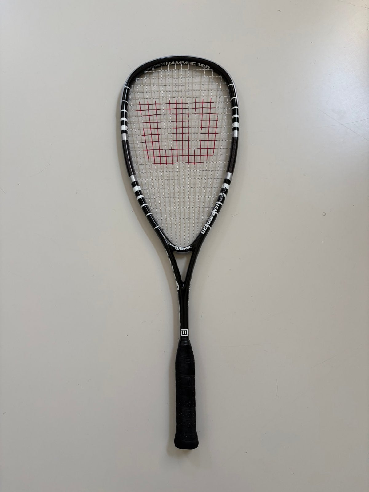 Wilson Hyper Hammer 120 Squash Racket, Sport en Fitness, Squash, Zo goed als nieuw, Racket, Ophalen