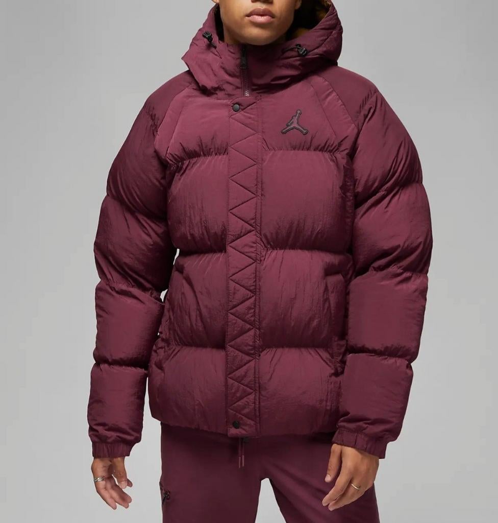 Nike air jordan jas puffer, Ophalen of Verzenden, Zo goed als nieuw, Nike Air Jordan, Rood