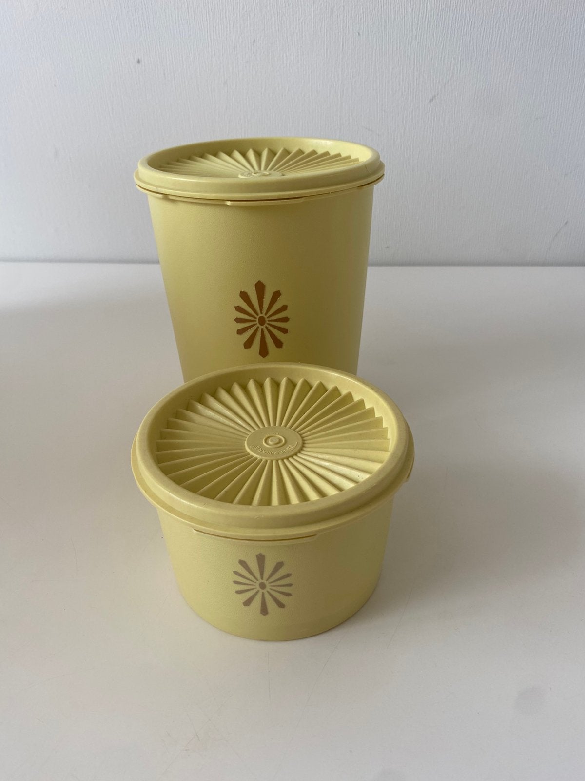 Tupperware gele voorraadbussen, Ophalen of Verzenden, Zo goed als nieuw, Overige typen