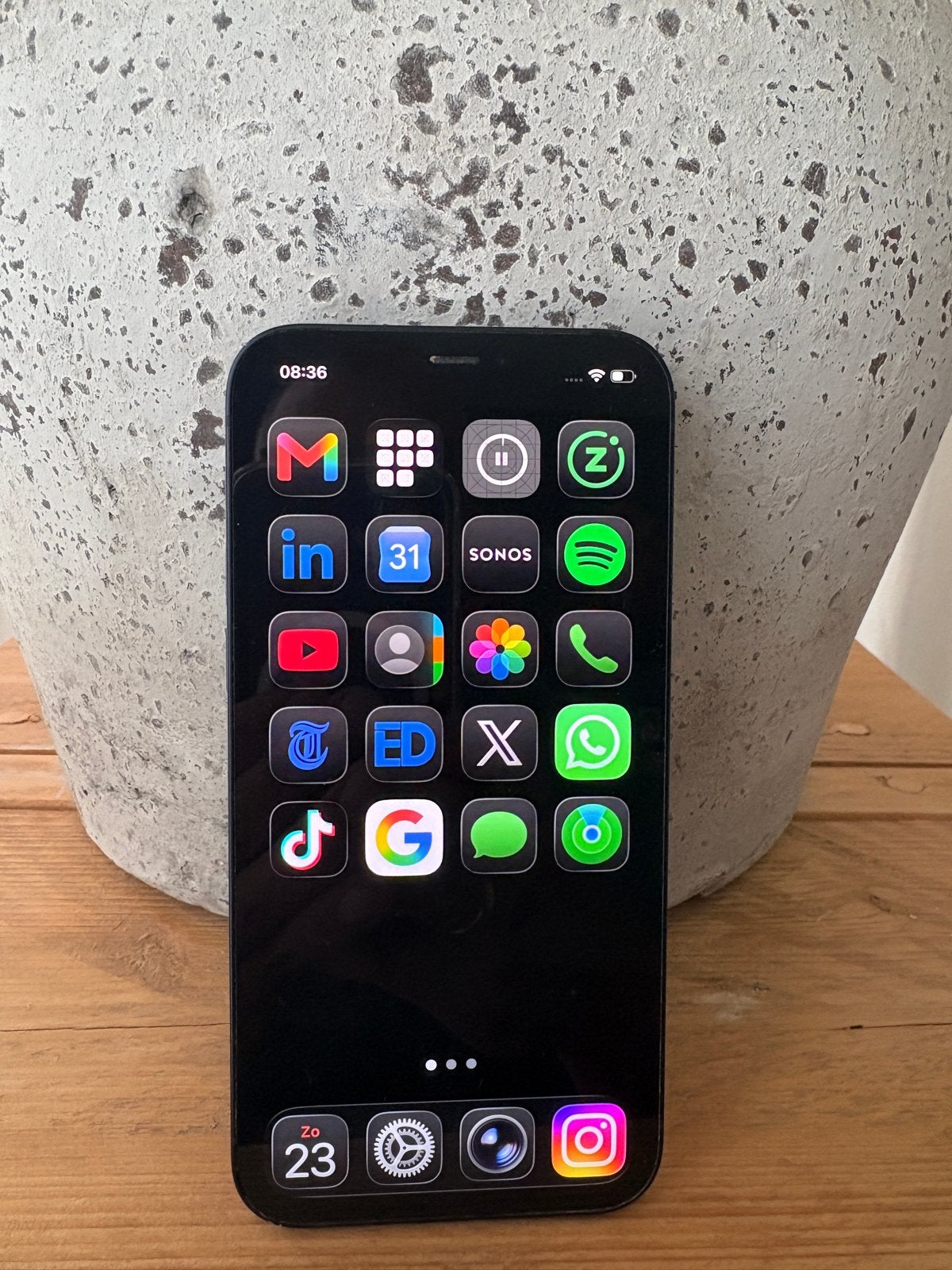 Apple iPhone 12 Zwart 64GB - Zo goed als nieuw, Ophalen, Zwart, Zo goed als nieuw, Zonder simlock
