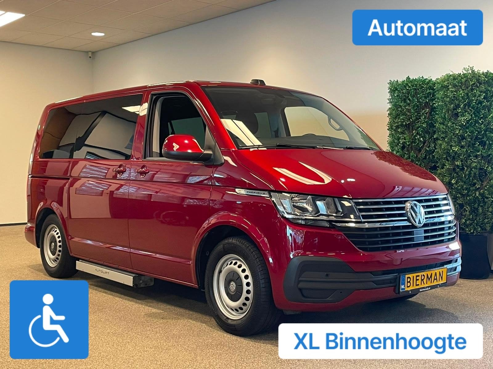 Volkswagen Caravelle L1H1 Rolstoelbus Automaat XXL-Ombouw 14, Automaat, 12 maanden, Stof, Gebruikt