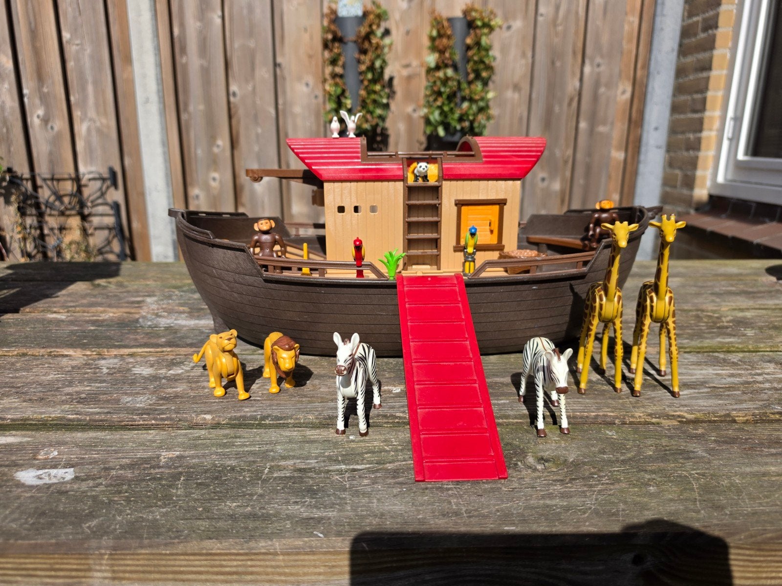 Playmobil Ark van Noach met dieren 9373, Wild life, Gebruikt, Complete set, Ophalen of Verzenden