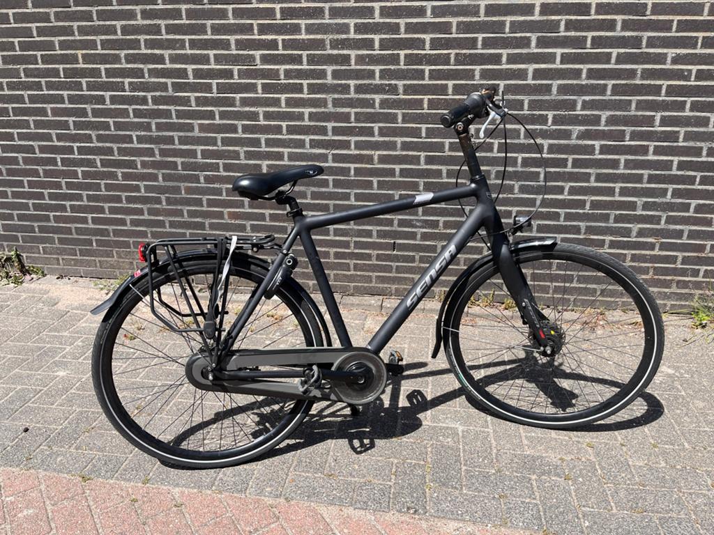 Sensa fiets, 57 cm, 7 versnellingen, zo goed als nieuw, Fietsen en Brommers, Fietsen | Heren | Herenfietsen, Versnellingen, Zo goed als nieuw
