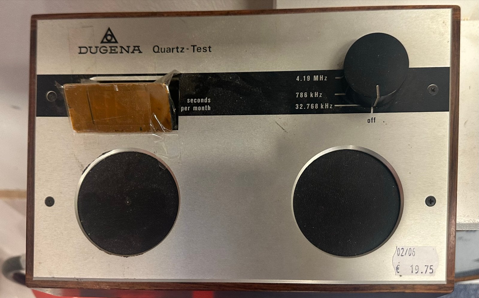 Dugena Quartz-Test: Vintage Kloktester, Ophalen of Verzenden