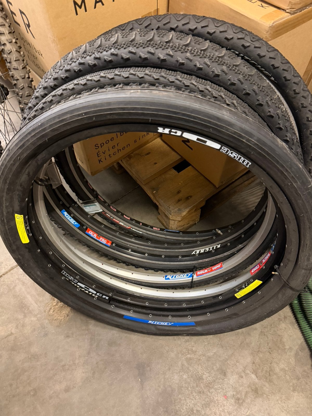 Partij fietsvelgen & wielen(DT Swiss, ZTR, Ritchey, Mavic,, Ophalen, Nieuw, Wiel, Aluminium